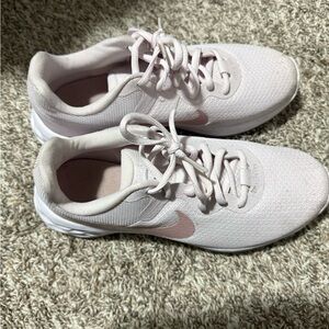 Nike Pink Sneakers with Minimalist Design